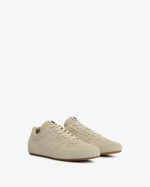 Isabel Marant White Sennyh Low-Top Sneakers for men