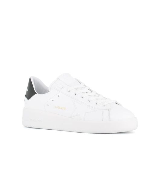 Golden Goose Deluxe Brand White Purestar Low-Top Sneakers for men
