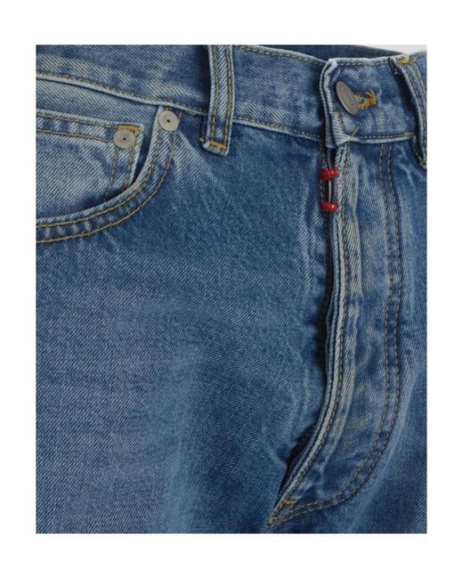 Maison Margiela Blue Straight-Leg Jeans for men