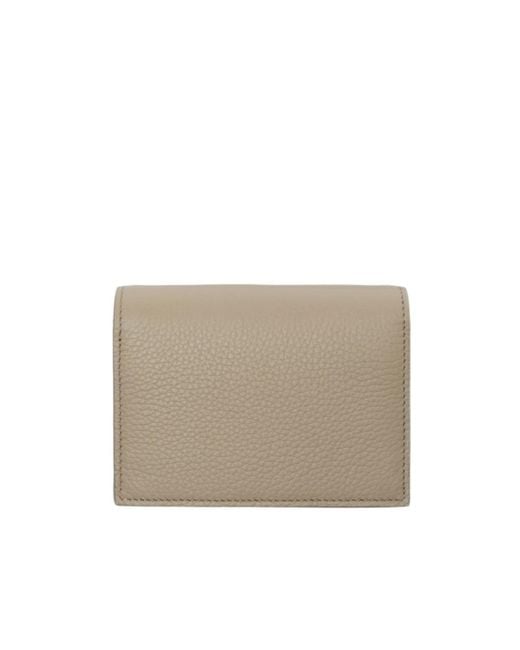 Burberry Natural Bloomsbury Folding Card Case
