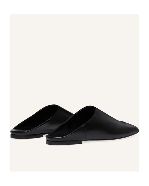 Courreges Black Courrèges Heritage Square Toe Mules