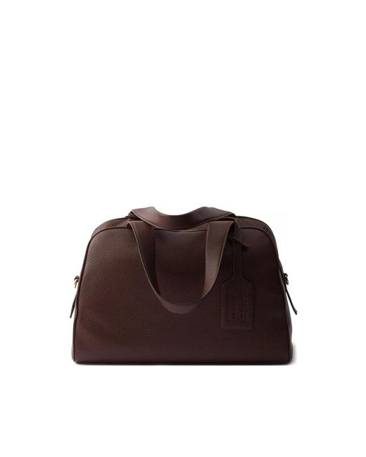 Prada Brown Zipper Shoulder Bag
