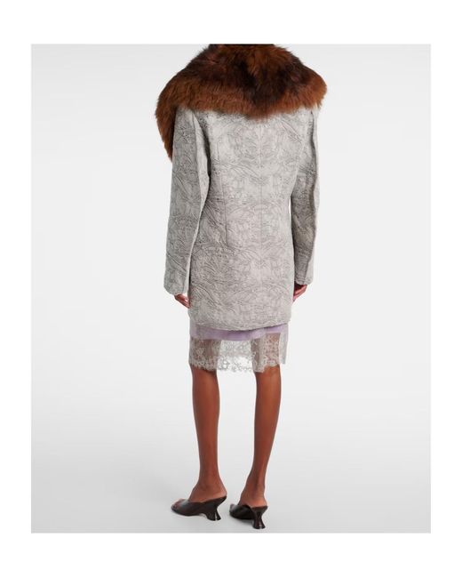 JACQUES WEI Brown Single-Breasted Jacket