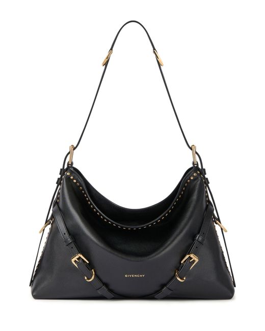 Givenchy Black Voyou Medium Leather Bag