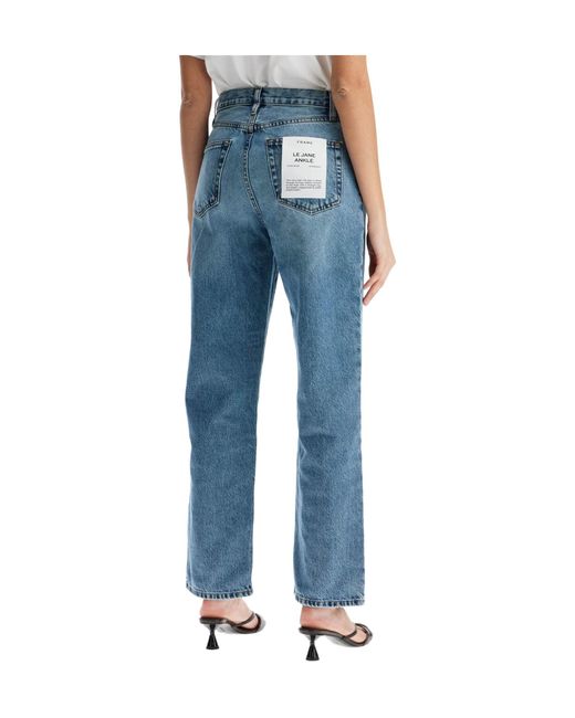 FRAME Blue Le Jean Ankle Jeans