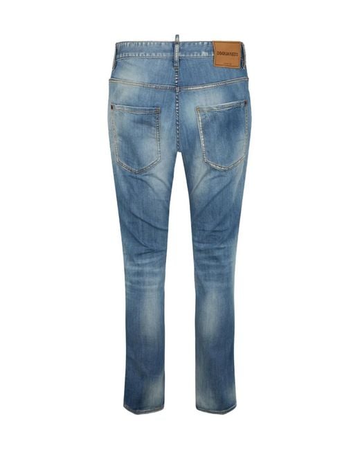 DSquared² Blue Skater Slim-Fit Jeans for men