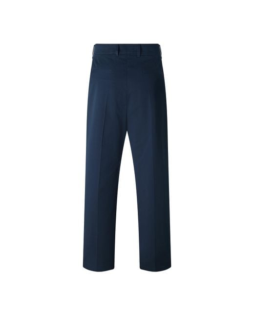 Valentino Blue Wide-Leg Tailored Trousers for men