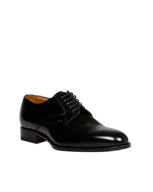 Dior Black Laced Derby Shoes for men