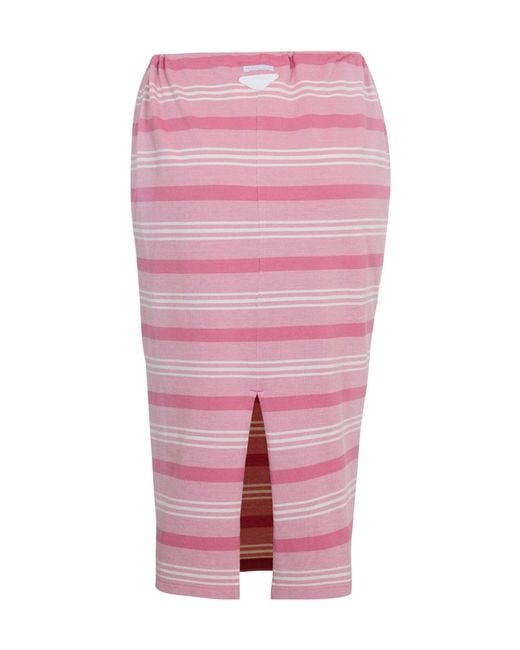 Prada Pink Pencil Midi Skirt