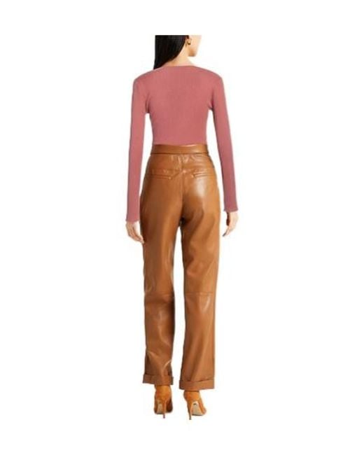 Max Mara Red Plain Colour Jumpers