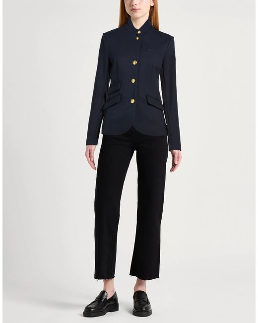 Rag & Bone Blue Slim-Fit Minimalist Blazer