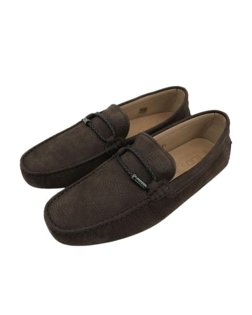Tod's Green Logo Business Casual Shoes for men