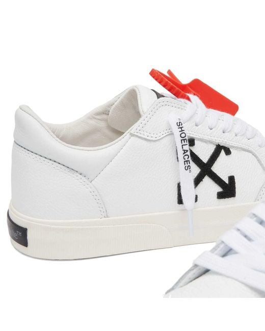 Off-White c/o Virgil Abloh White New Low Vulcanized Lace-Up Sneakers for men