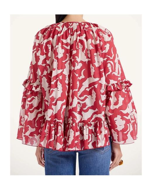 LaDoubleJ Red X Mother Boho Blouse