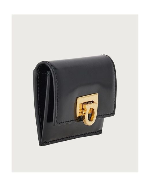 Ferragamo Blue Logo Design Card Clip