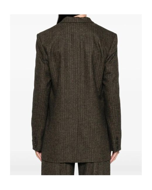 Isabel Marant Green Long-Sleeved Suit Jacket