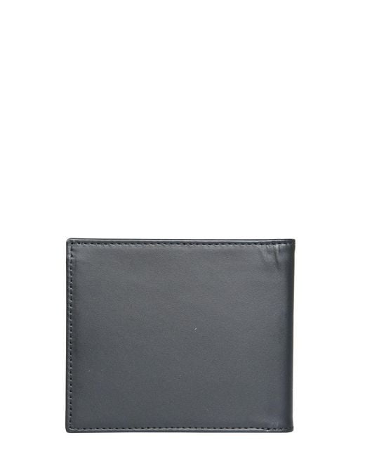 A.P.C. Gray Aly Logo Embossed Bifold Wallet for men