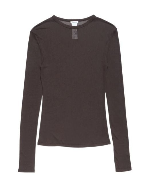 Acne Brown Long-Sleeve Top