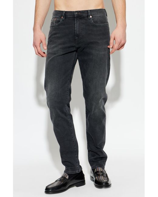 Paul Smith Blue Ps Paul Smith Tapered Leg Jeans for men