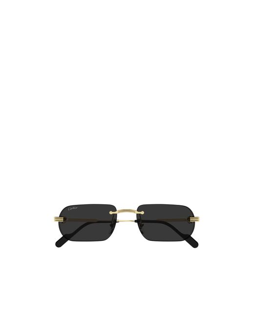 Cartier White Frameless Sunglasses for men