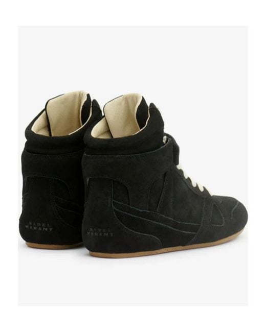 Isabel Marant Black Senny High Sneakers