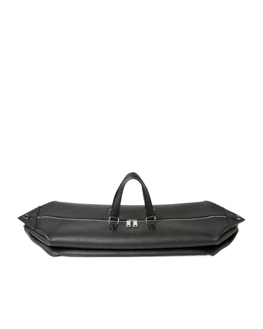 Fendi Black Lui 55 Zipped Duffle Bag for men