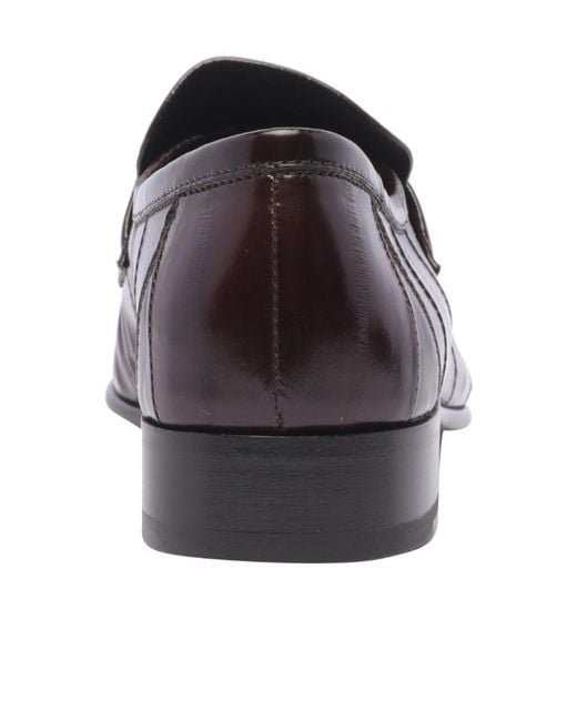 The Row Brown Ruched-Detailed Almond Toe Loafers