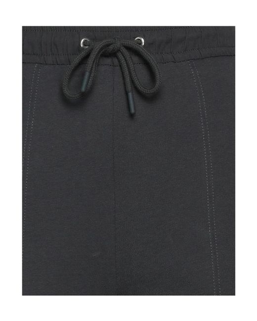 Ganni Black Simple Solid Color Trousers