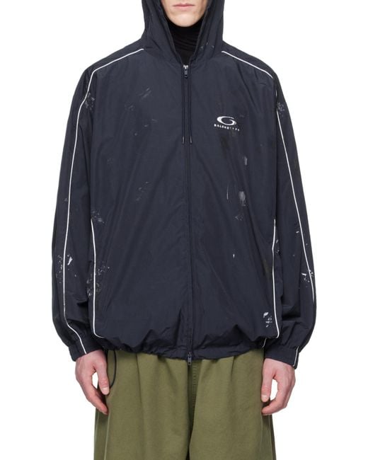 Balenciaga Blue Painter Tracksuit Jacket for men