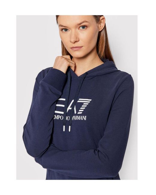 EA7 Blue Logo Details Sweater