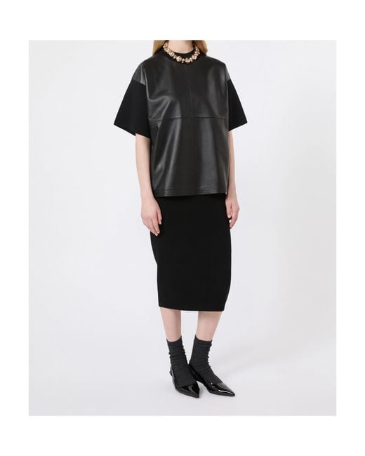 Max Mara Black Studio Segale Short Sleeve T-Shirt