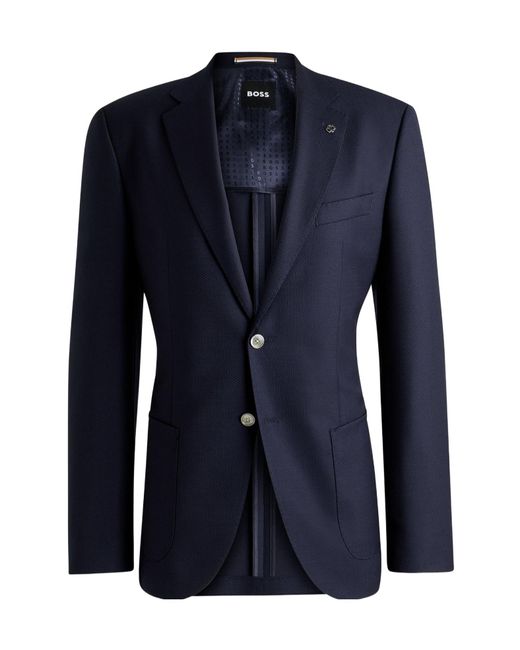 Boss Blue Boss Regular-Fit Suit Jacket for men
