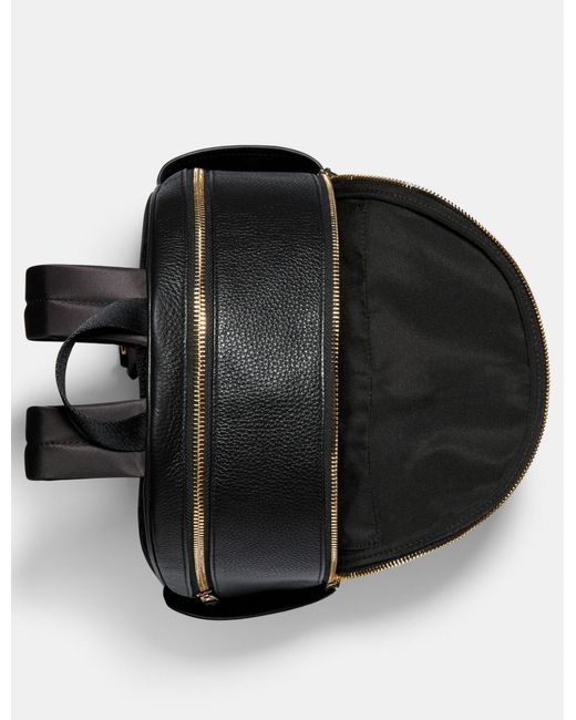 COACH Black Logo Backpack
