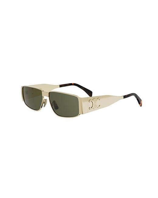 Céline Green Full Frame Sunglasses