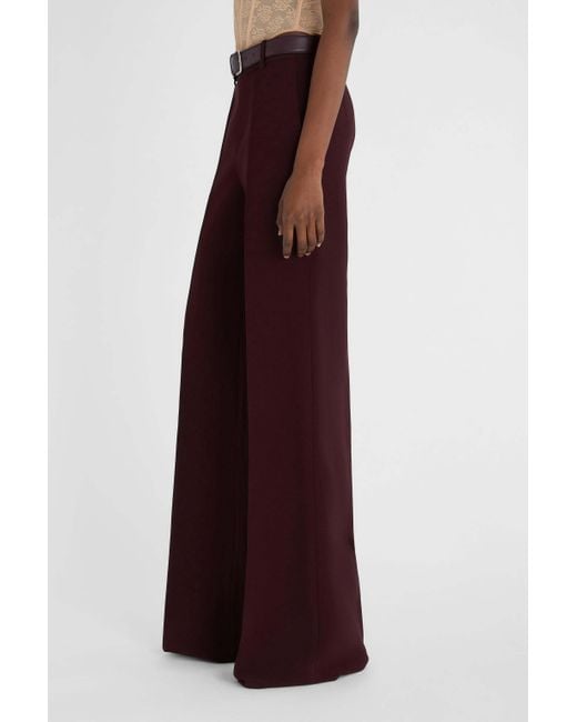 Ermanno Scervino Purple Wide Leg Trousers