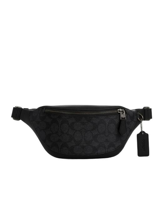 COACH Black Warren Mini Fanny Pack for men