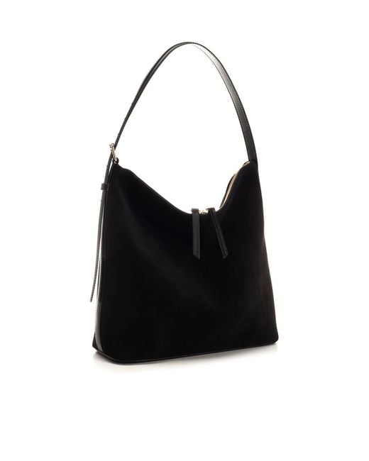 A.P.C. Black Vera Zipped Shoulder Bag