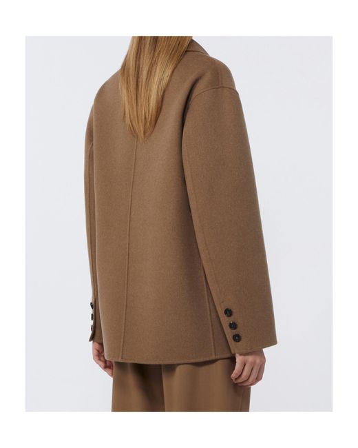 Max Mara Brown 'S Elfi Single Breasted Jacket