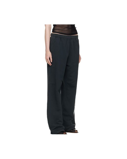 MM6 by Maison Margiela Gray Numbers-Motif Track Pants