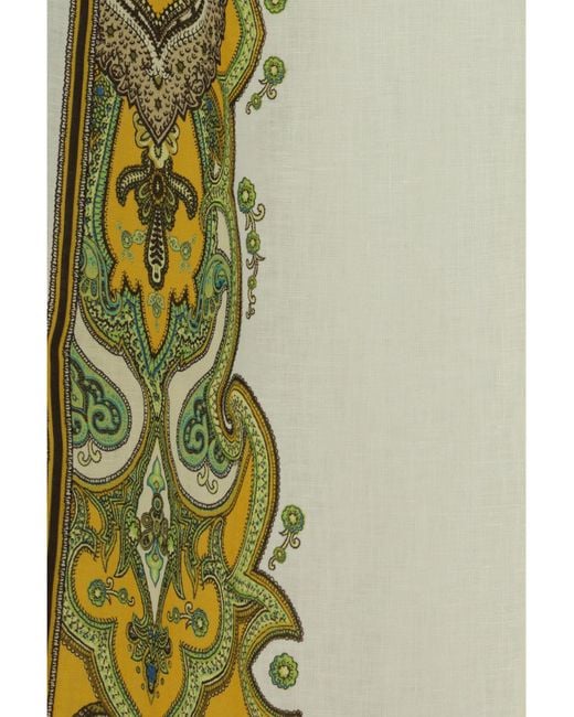 ALÉMAIS Green Porter Paisley Wide-Leg Pants