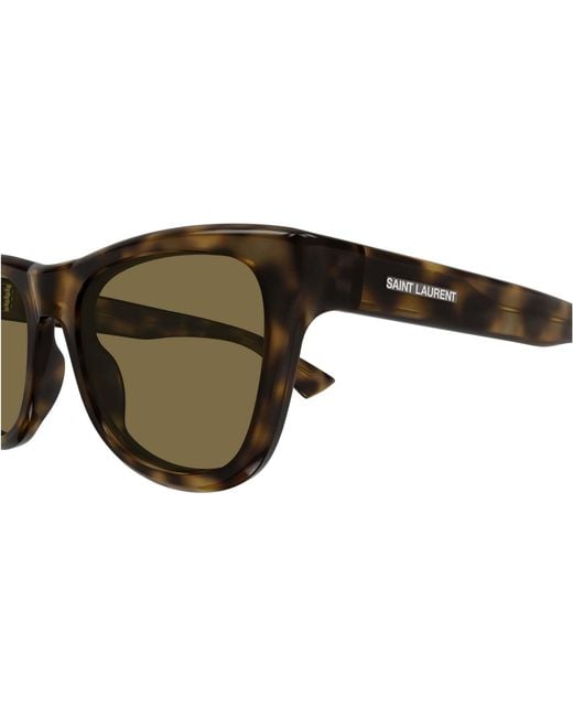 Saint Laurent Black Eyewear Sl 816 Rectangular Sunglasses