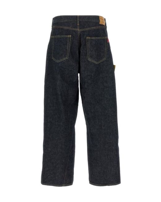 Undercover Blue Belt-Loop Jeans for men