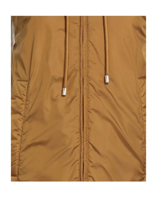 Weekend by Maxmara Brown Minimalist Solid-Color Sleeveless Vest