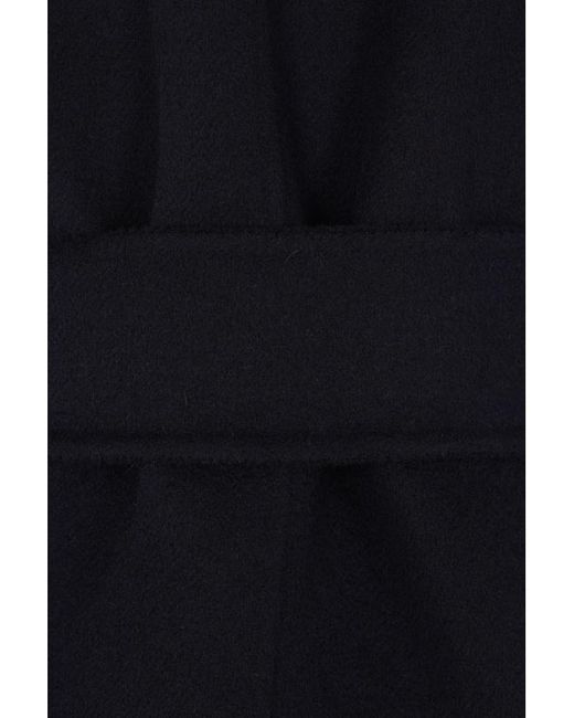 Max Mara Blue Studio Belted Coat