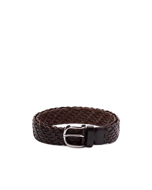 Brunello Cucinelli White Braided Belt for men