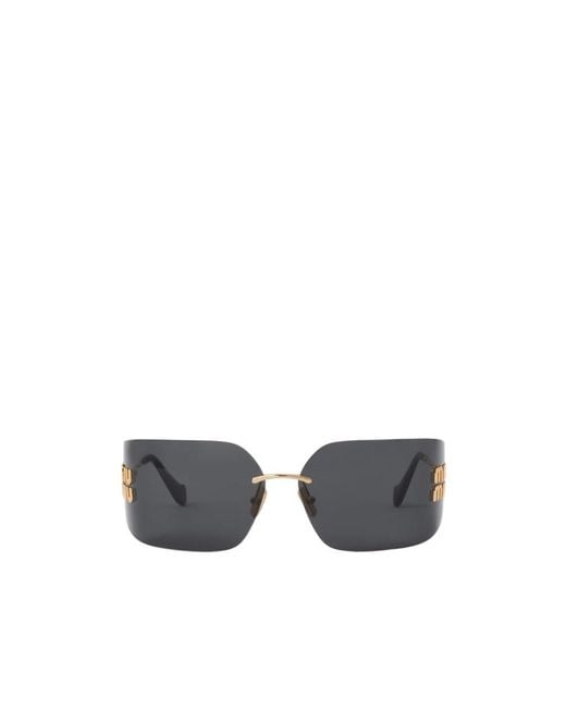 Miu Miu White Aube Sunglasses