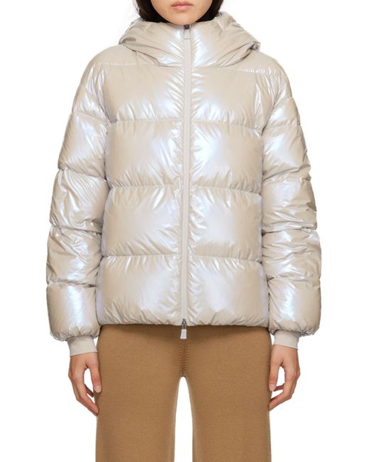 Herno Gray Padded Zipped Jacket
