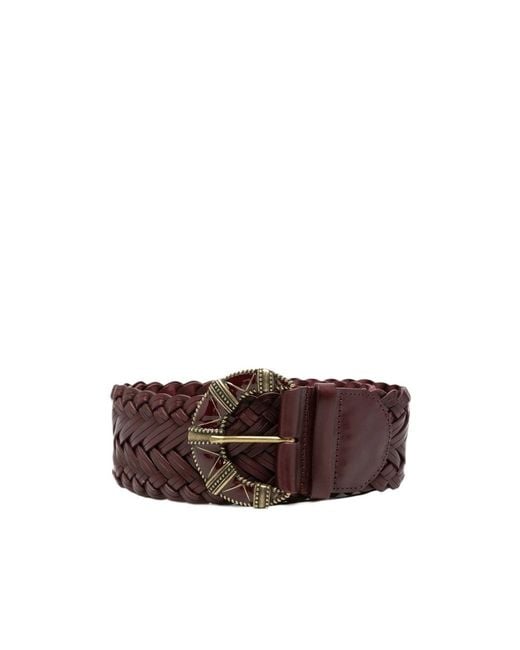 Ba&sh Brown Buckle Belt