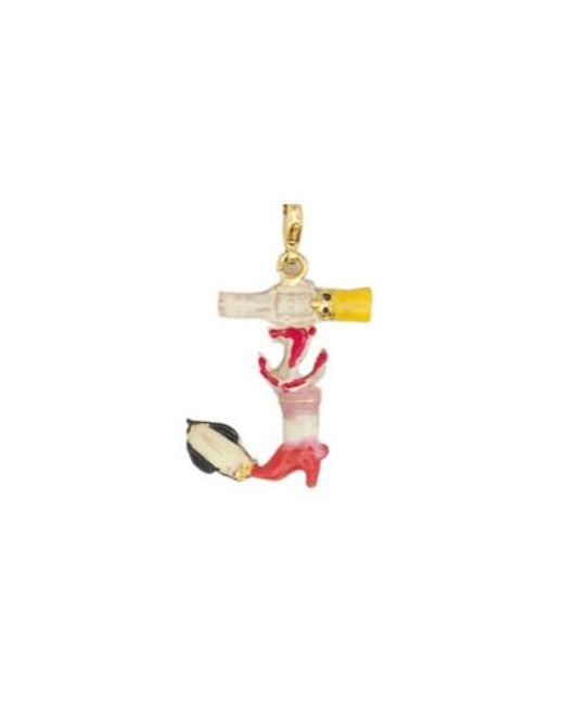 Marni Multicolor Alphabet 'J' Charm