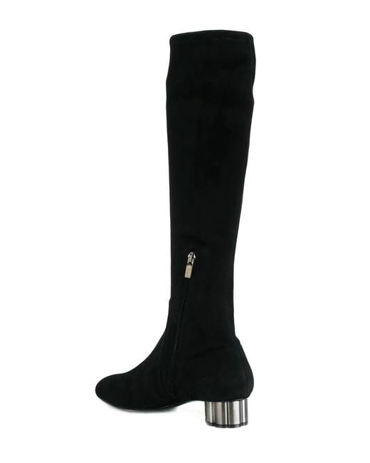 Ferragamo Black Razzoli Knee Boots